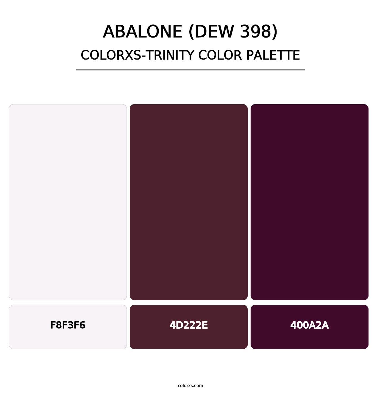 Abalone (DEW 398) - Colorxs Trinity Palette