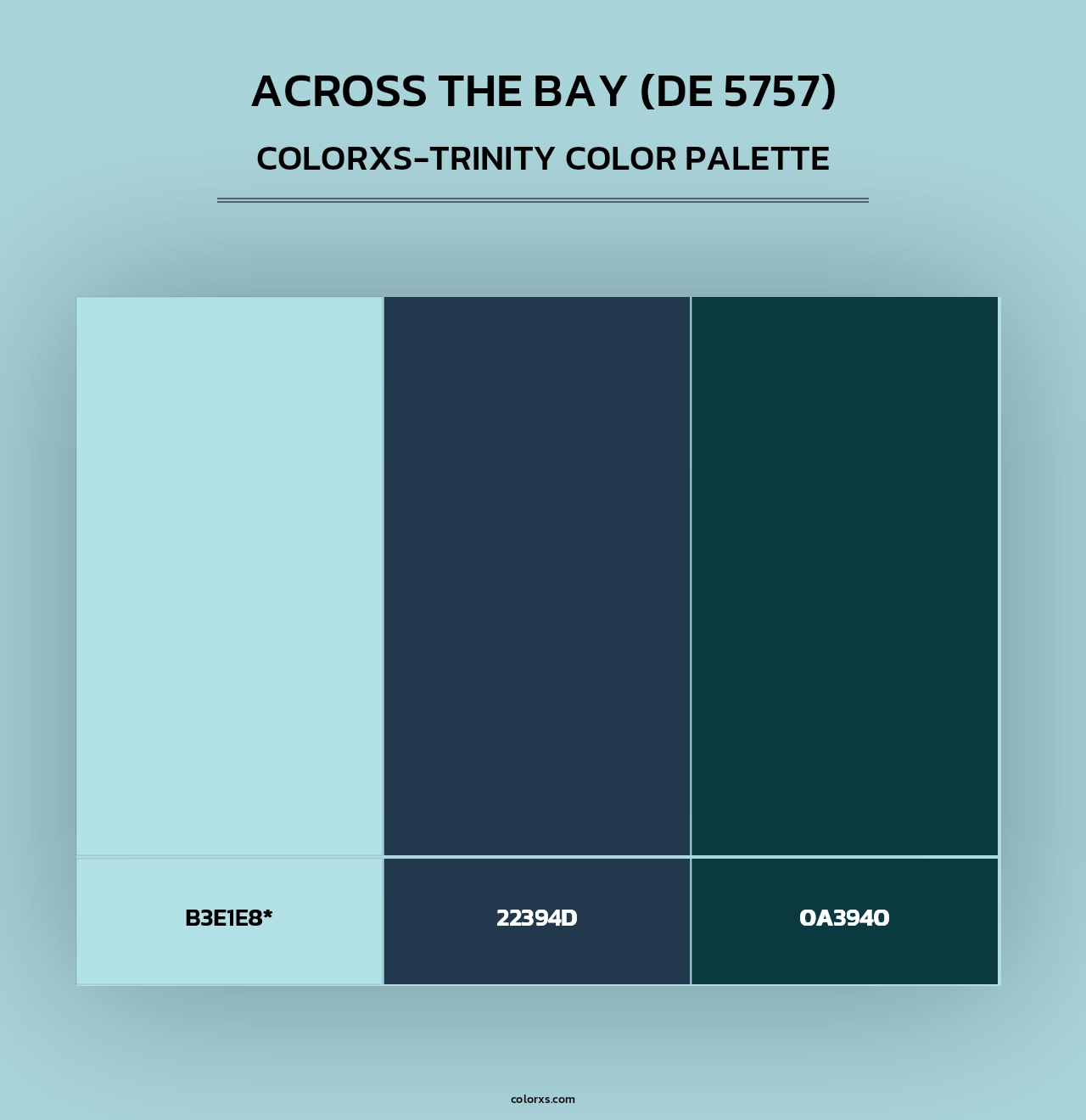 Across the Bay (DE 5757) - Colorxs Trinity Palette