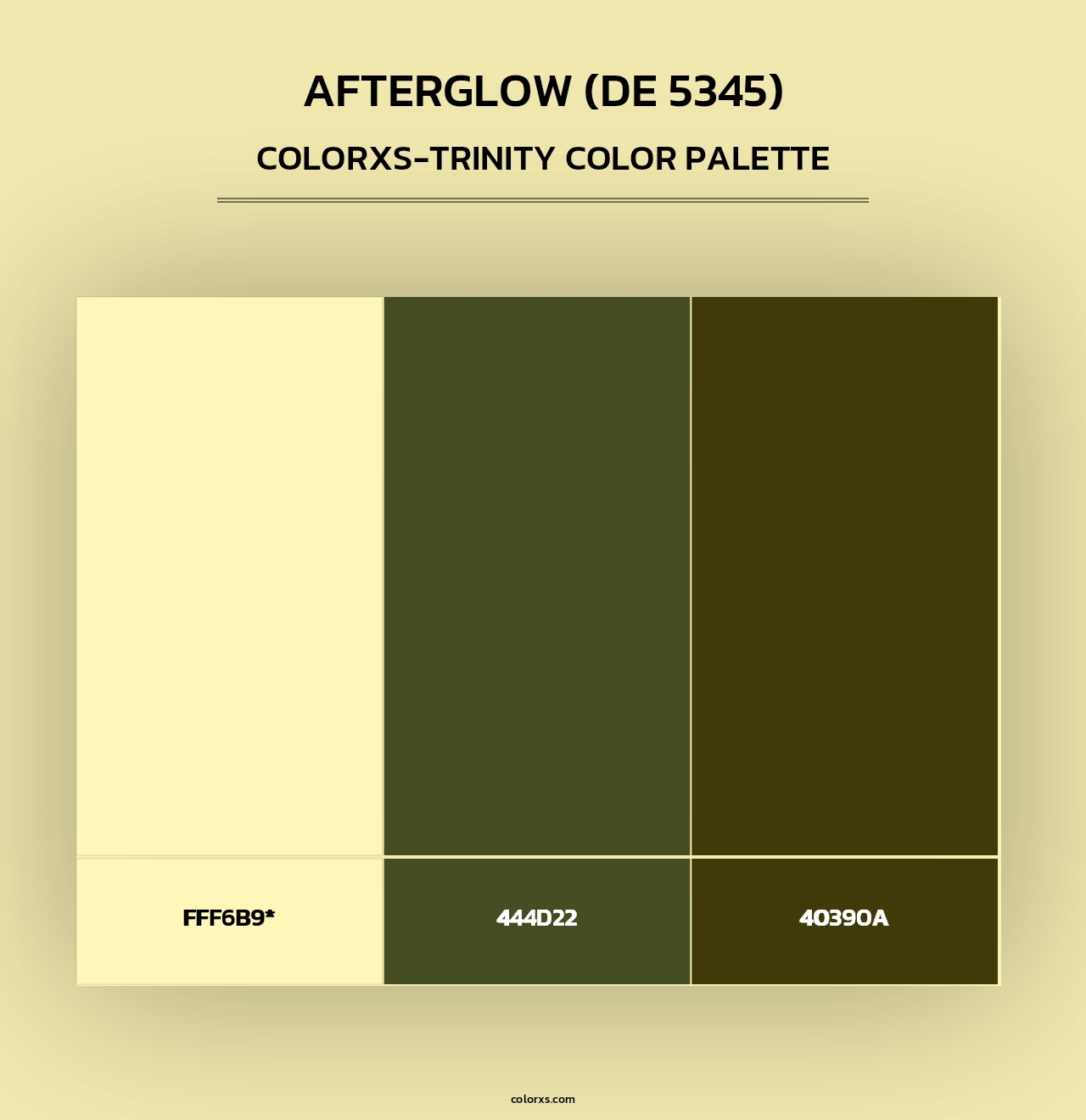 Afterglow (DE 5345) - Colorxs Trinity Palette