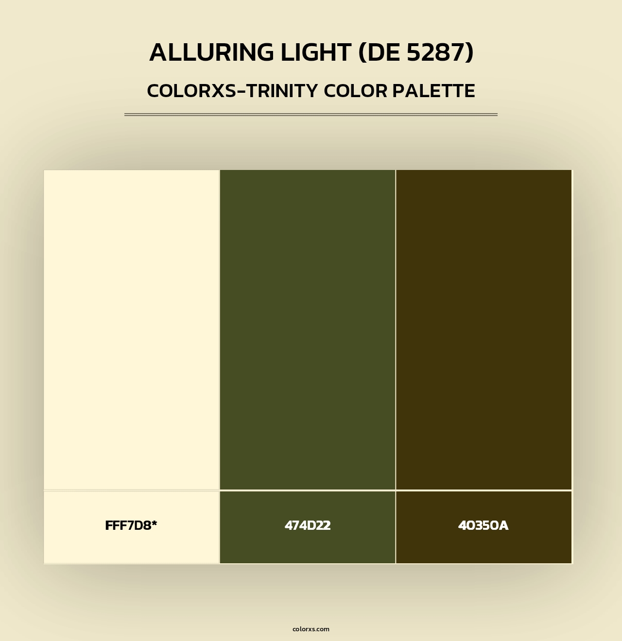Alluring Light (DE 5287) - Colorxs Trinity Palette