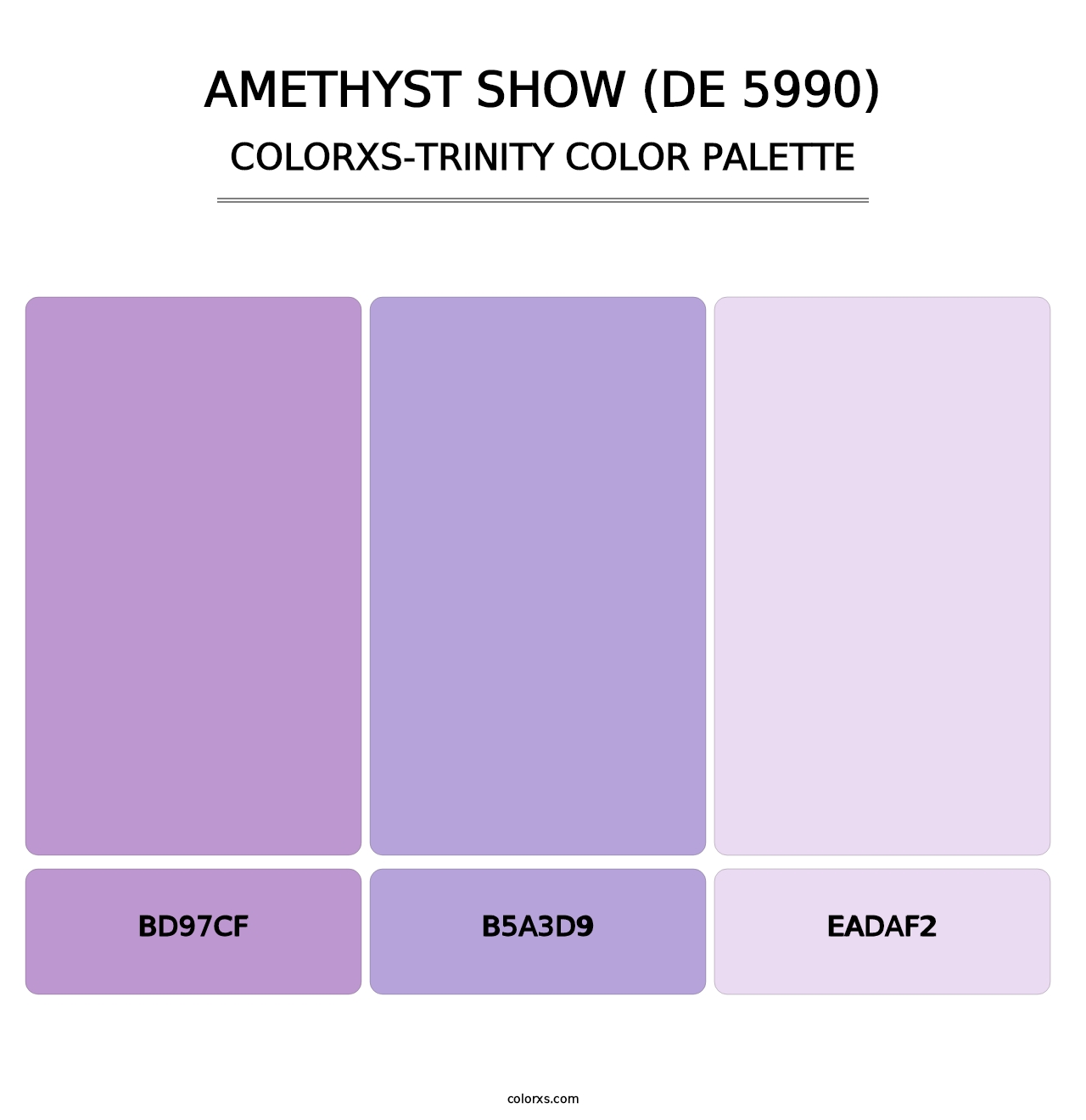 Amethyst Show (DE 5990) - Colorxs Trinity Palette