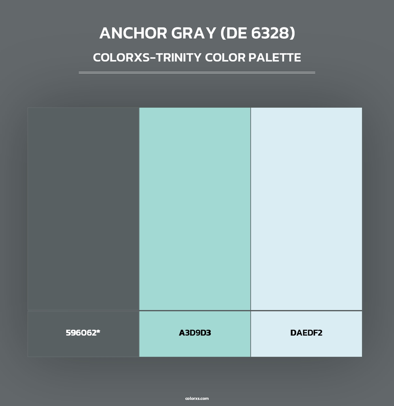 Anchor Gray (DE 6328) - Colorxs Trinity Palette