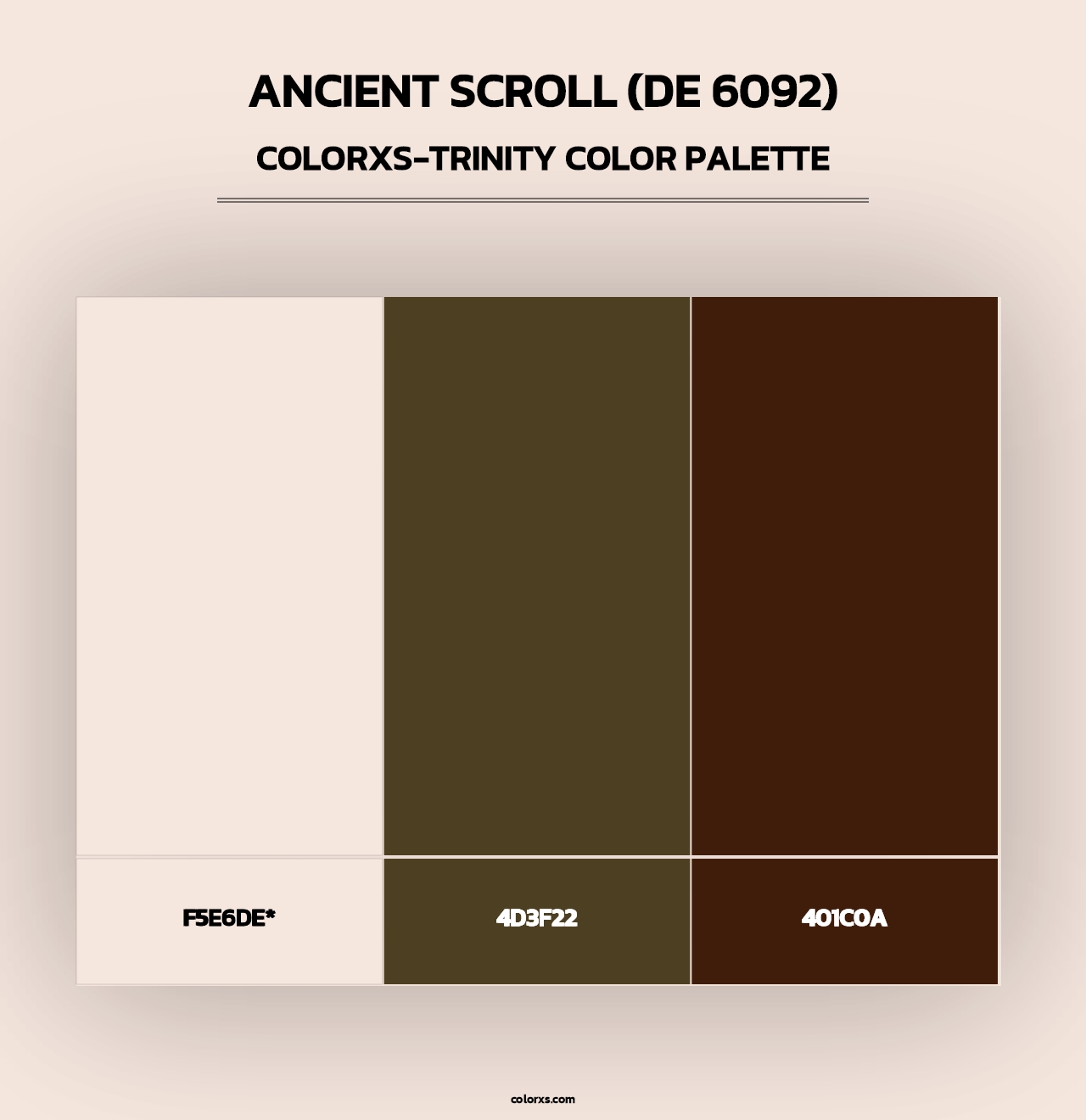Ancient Scroll (DE 6092) - Colorxs Trinity Palette