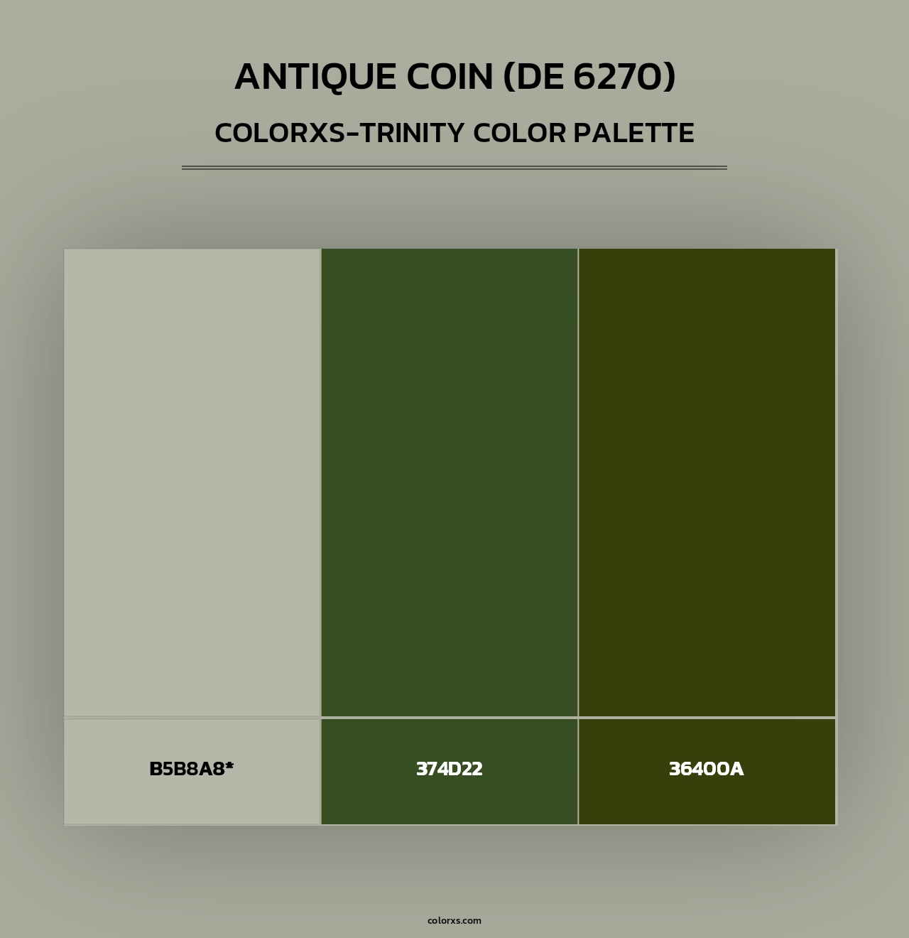Antique Coin (DE 6270) - Colorxs Trinity Palette