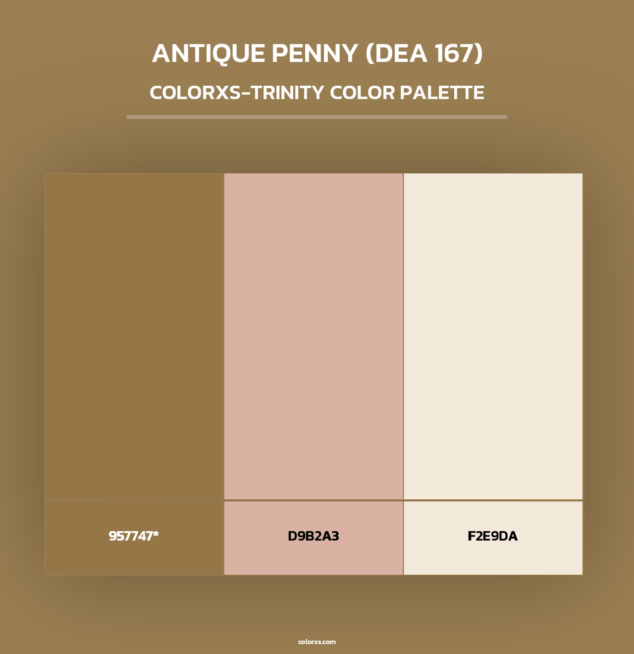 Antique Penny (DEA 167) - Colorxs Trinity Palette
