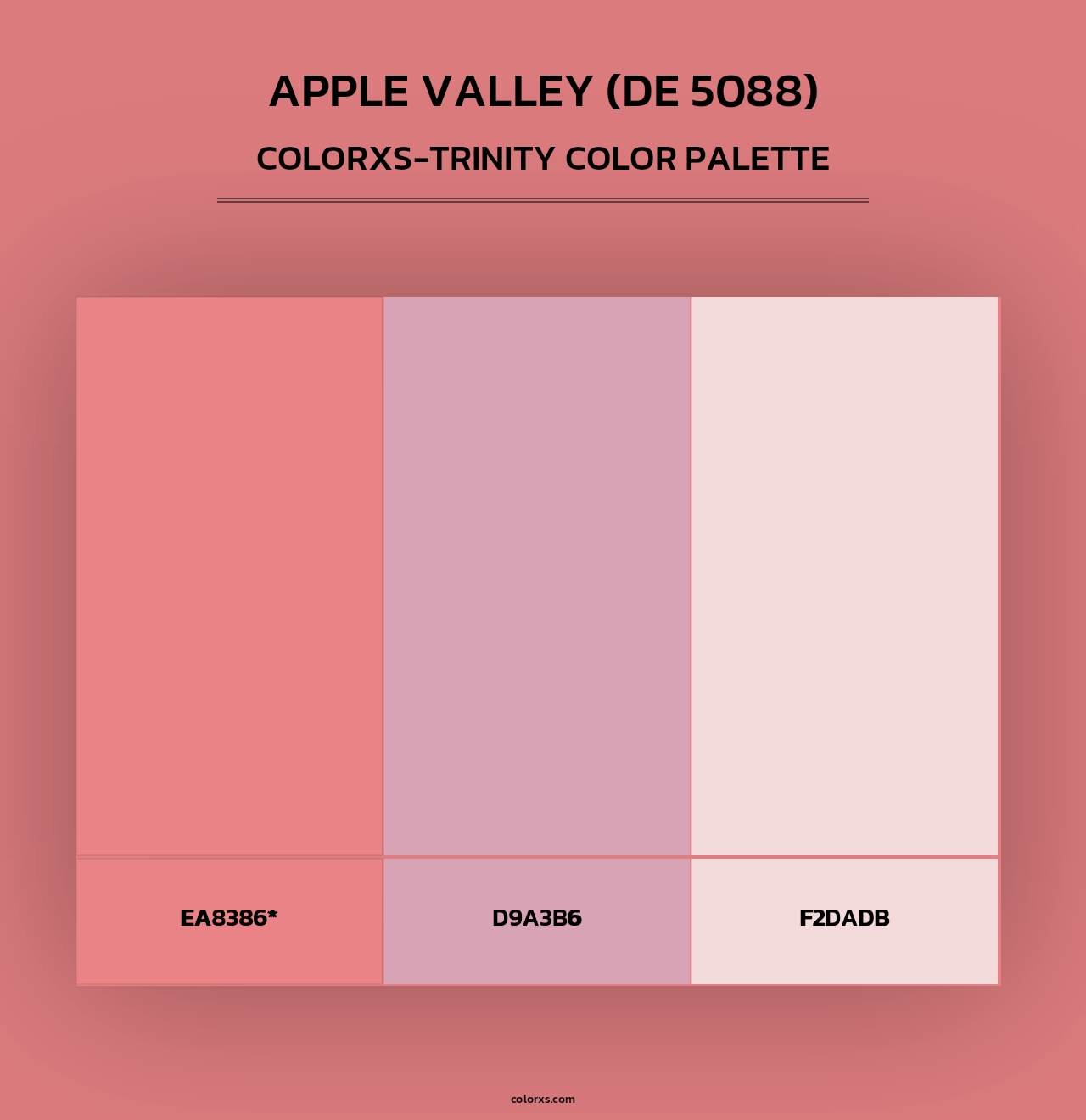 Apple Valley (DE 5088) - Colorxs Trinity Palette