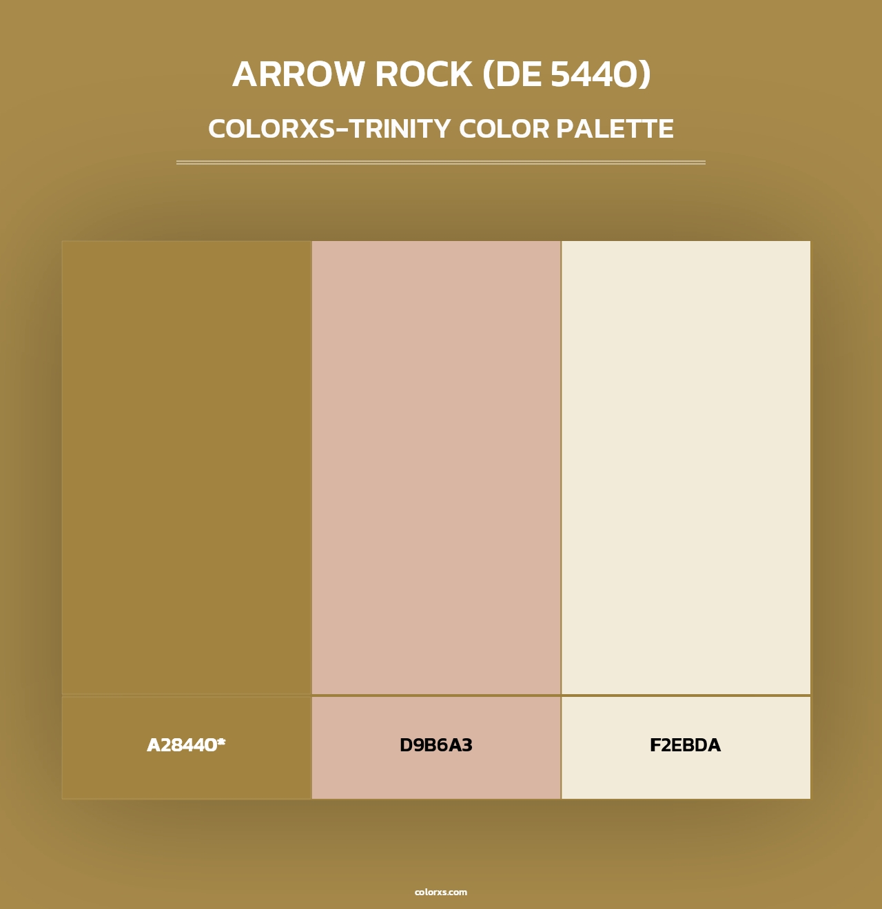 Arrow Rock (DE 5440) - Colorxs Trinity Palette