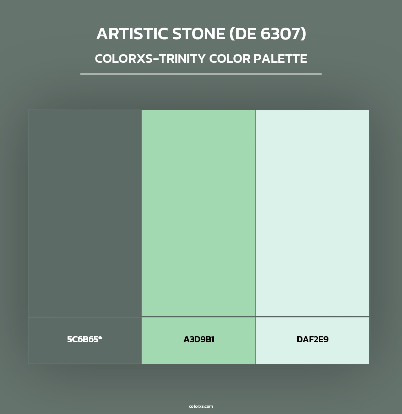 Artistic Stone (DE 6307) - Colorxs Trinity Palette