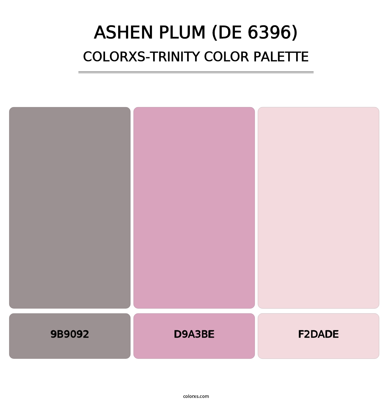 Ashen Plum (DE 6396) - Colorxs Trinity Palette