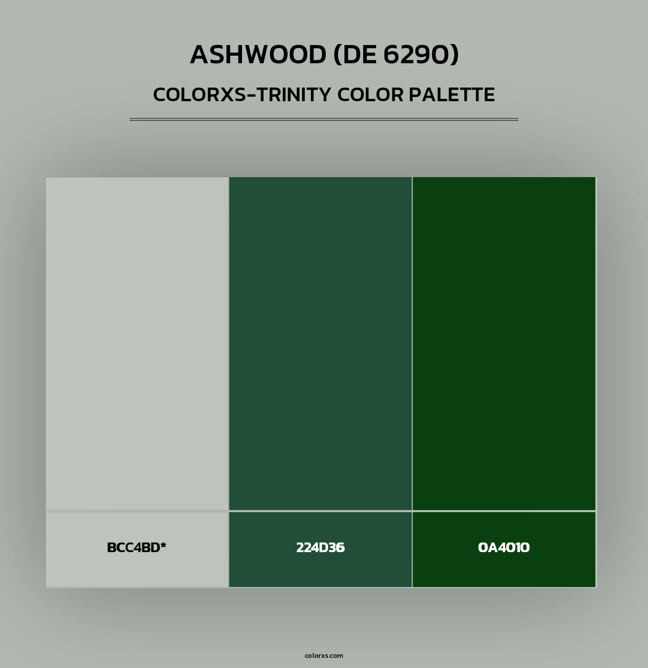 Ashwood (DE 6290) - Colorxs Trinity Palette