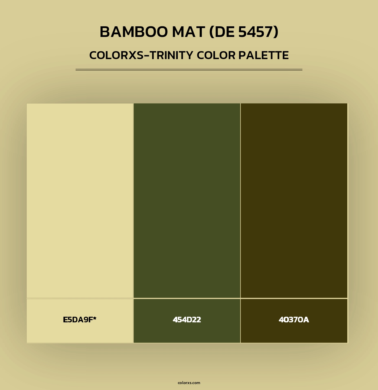 Bamboo Mat (DE 5457) - Colorxs Trinity Palette