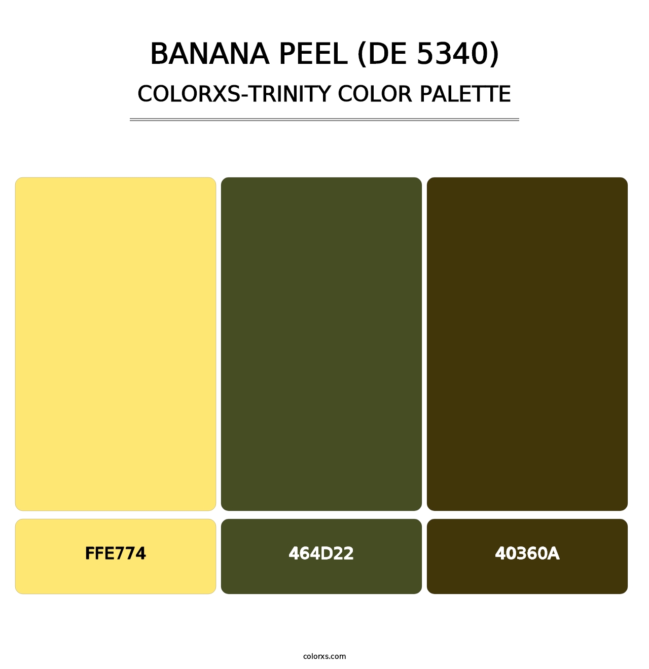 Banana Peel (DE 5340) - Colorxs Trinity Palette