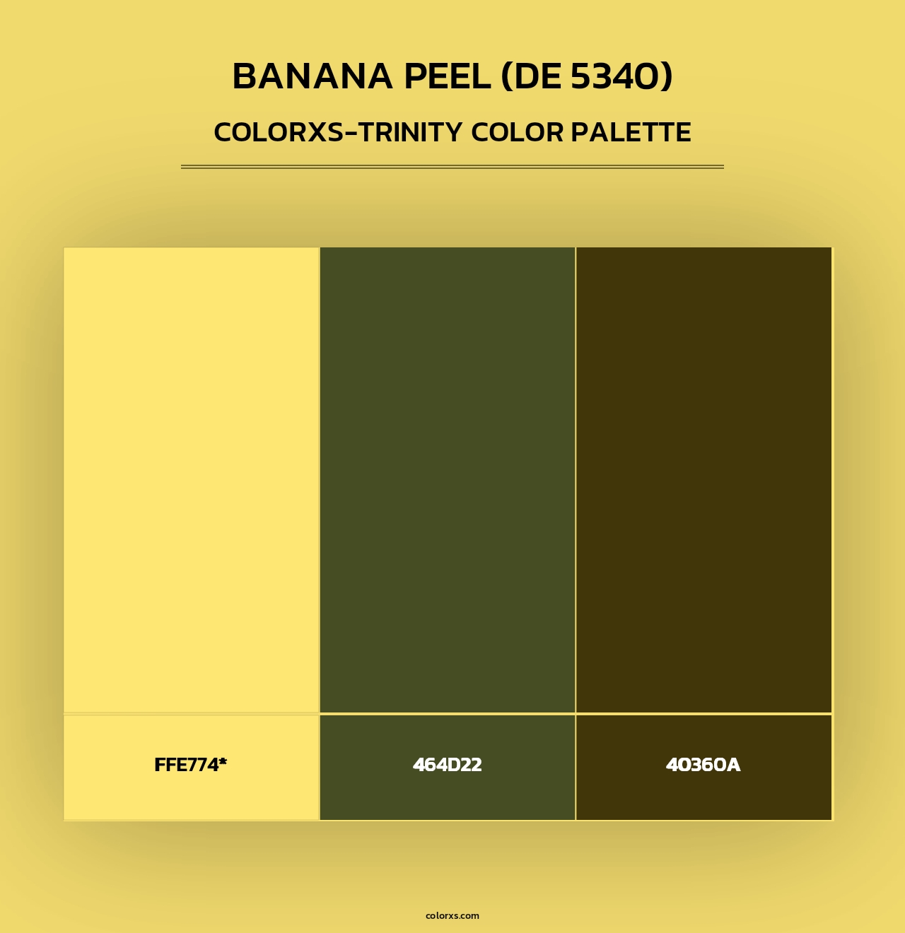 Banana Peel (DE 5340) - Colorxs Trinity Palette