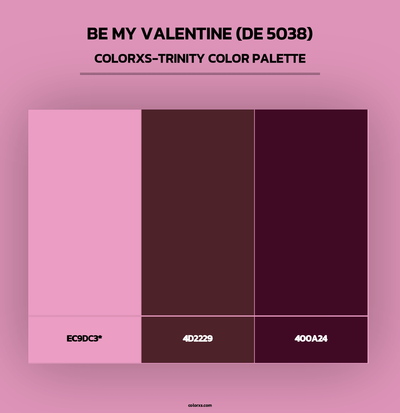 Be My Valentine (DE 5038) - Colorxs Trinity Palette