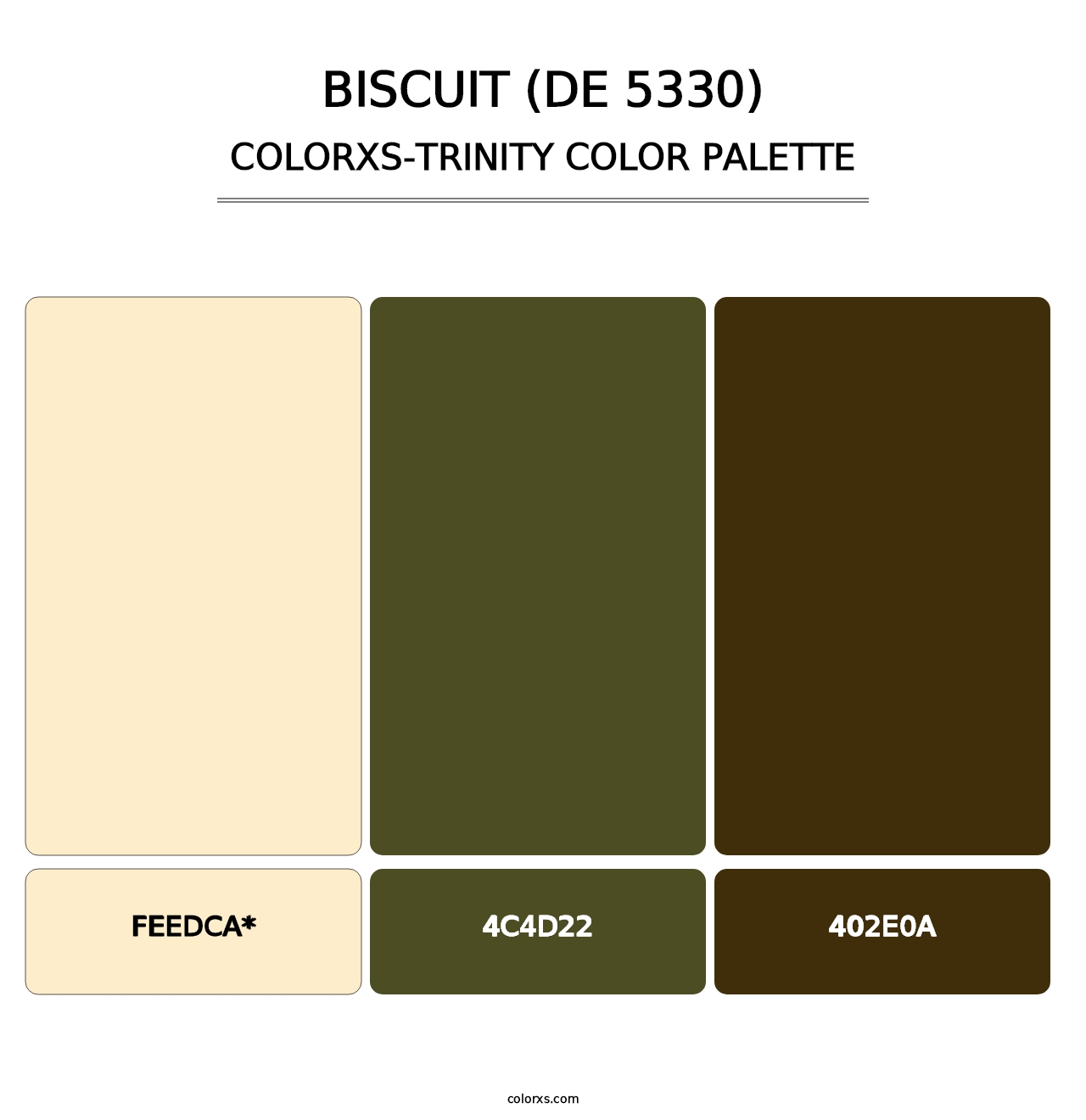 Biscuit (DE 5330) - Colorxs Trinity Palette
