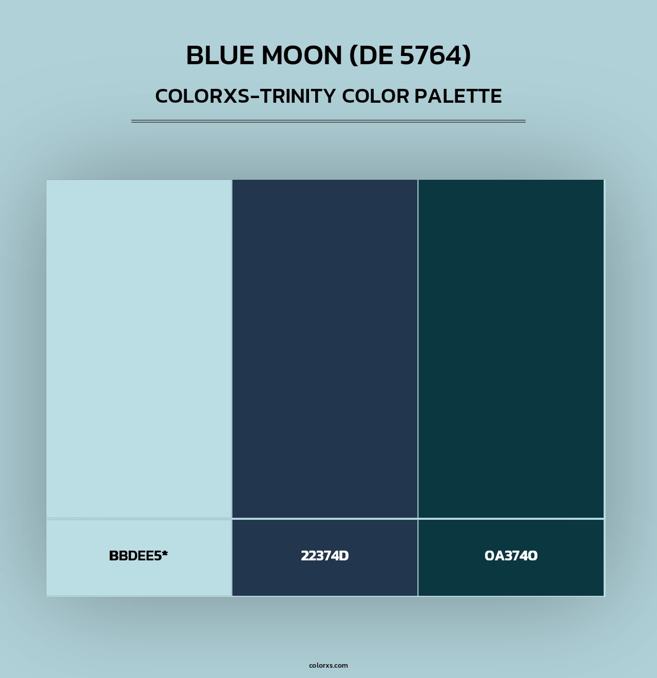 Blue Moon (DE 5764) - Colorxs Trinity Palette