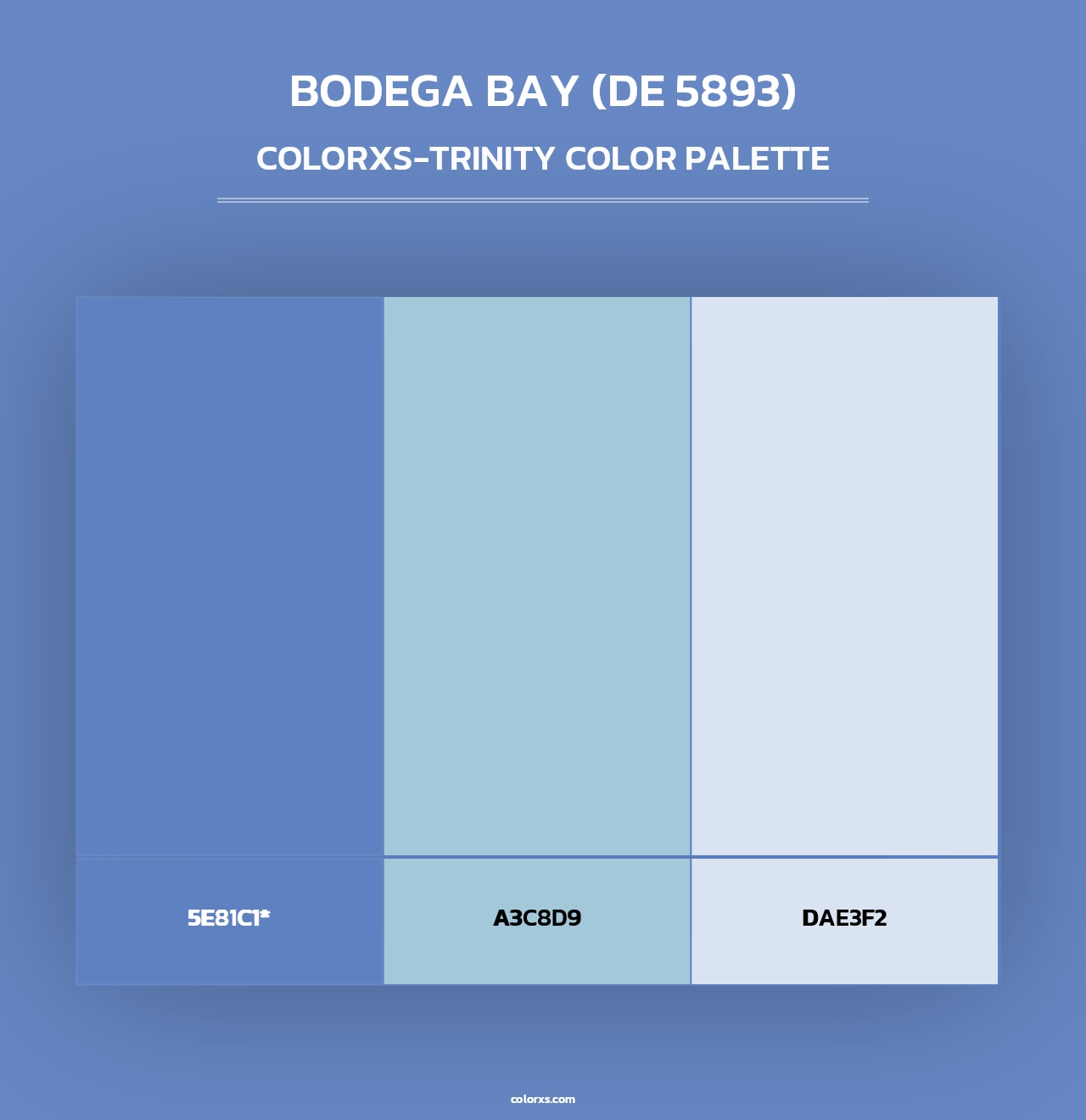Bodega Bay (DE 5893) - Colorxs Trinity Palette