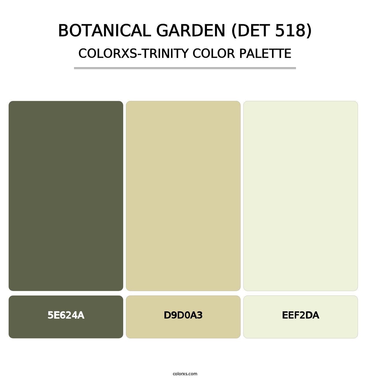 Botanical Garden (DET 518) - Colorxs Trinity Palette