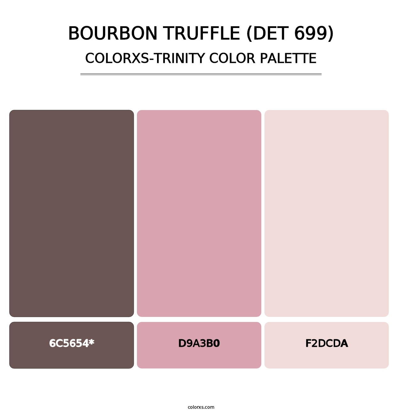 Bourbon Truffle (DET 699) - Colorxs Trinity Palette