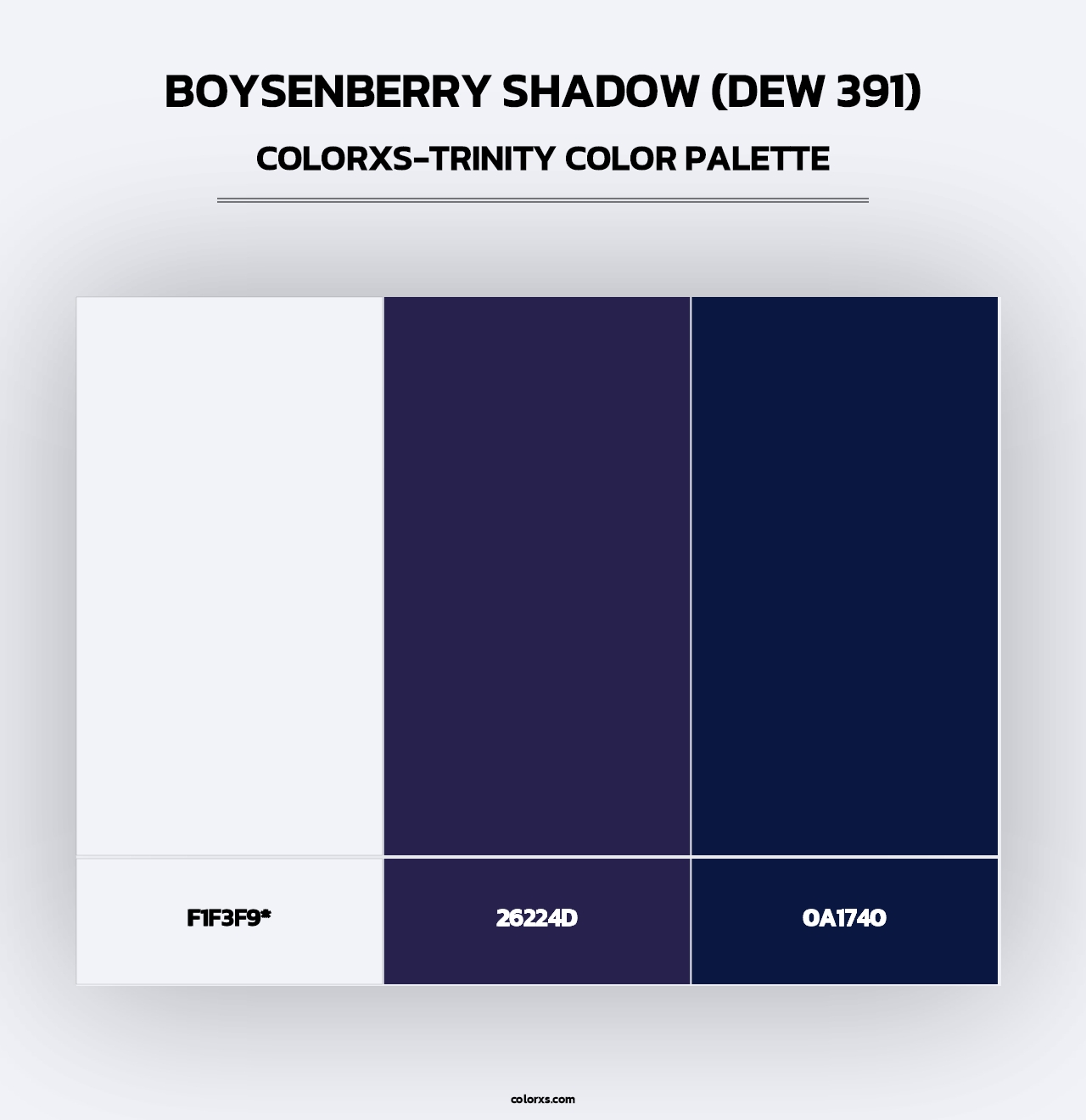 Boysenberry Shadow (DEW 391) - Colorxs Trinity Palette