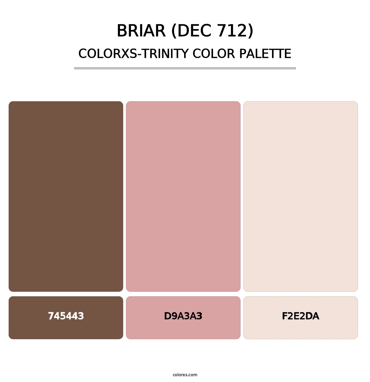 Briar (DEC 712) - Colorxs Trinity Palette