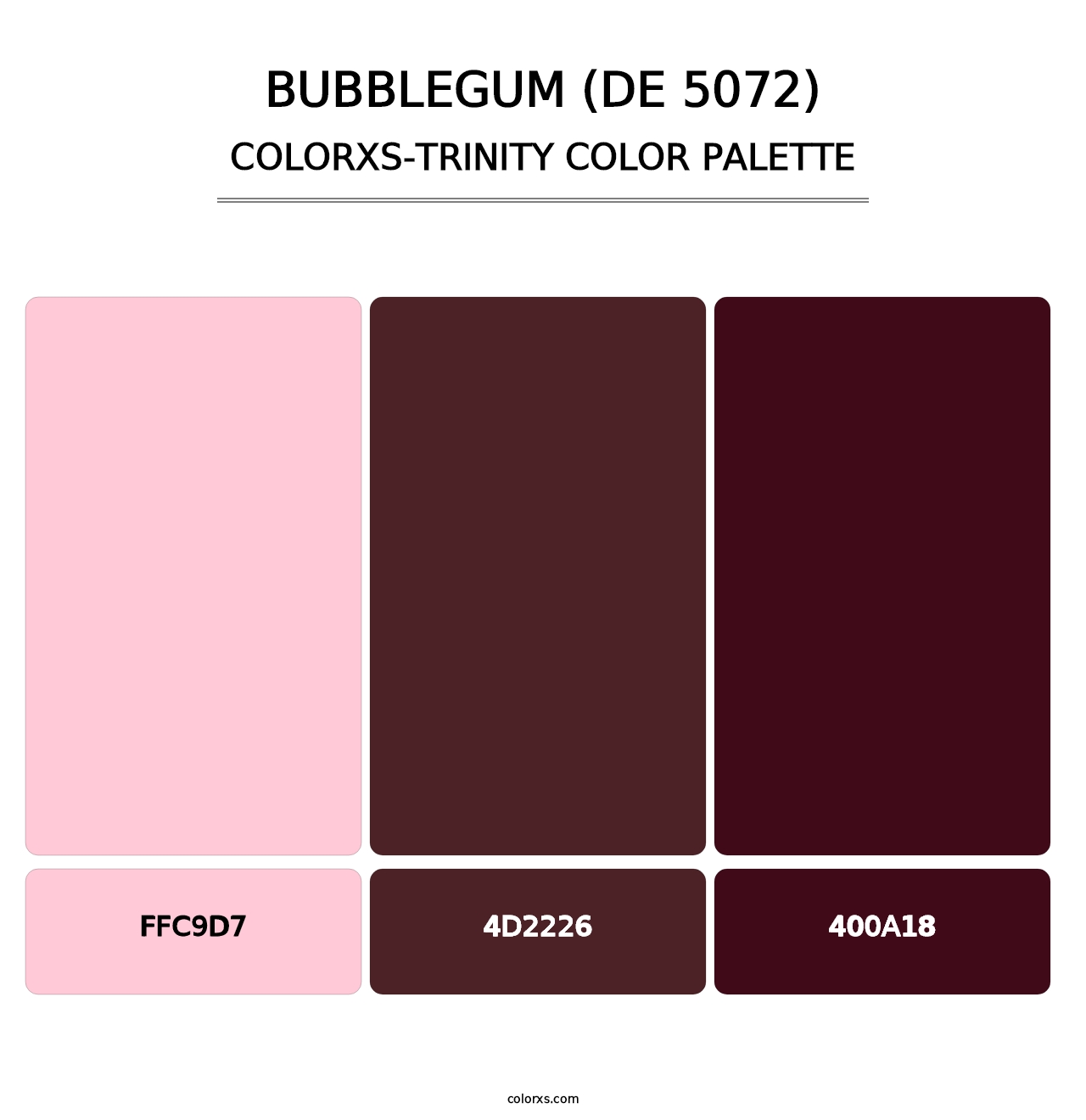 Bubblegum (DE 5072) - Colorxs Trinity Palette