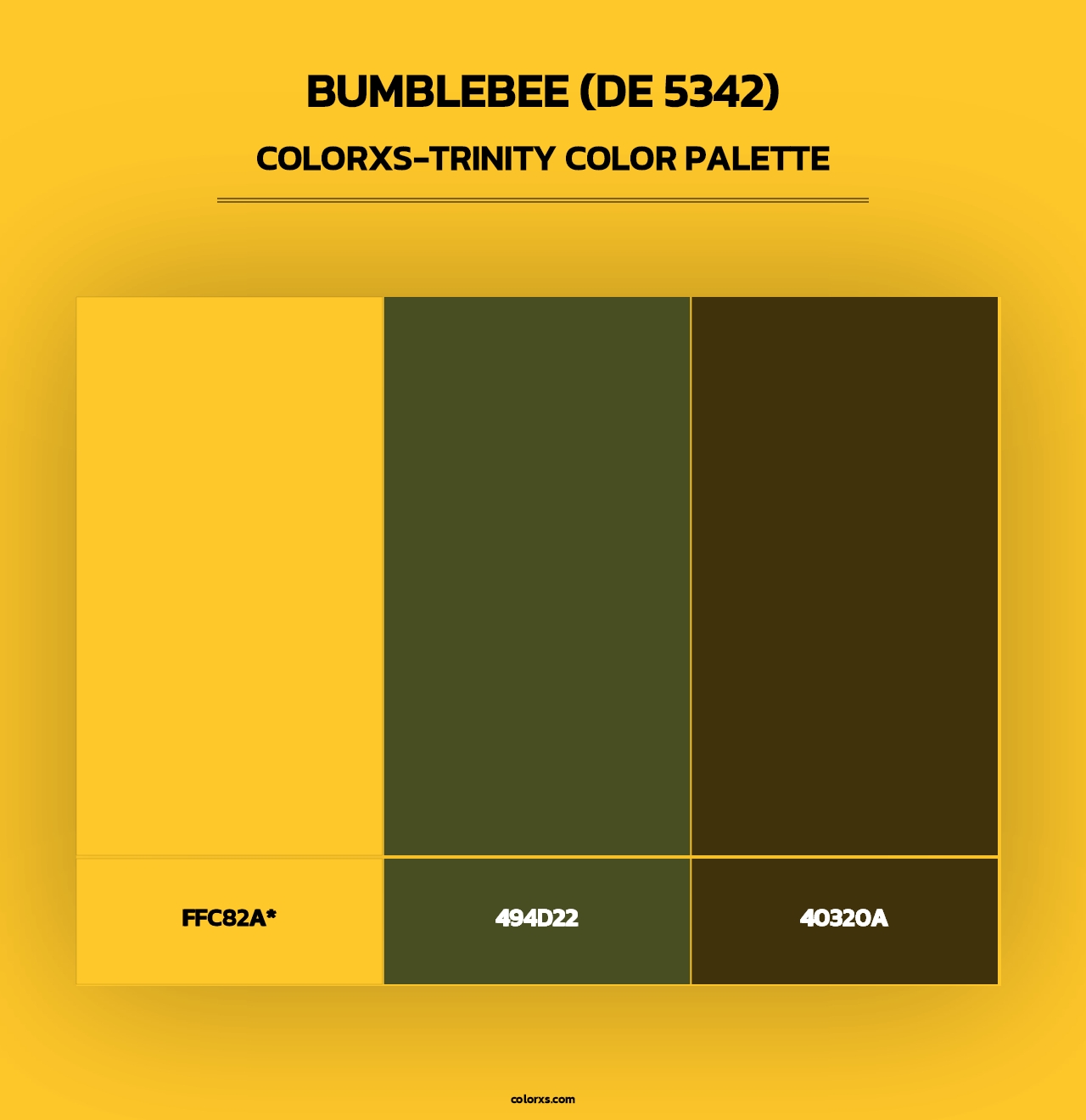 Bumblebee (DE 5342) - Colorxs Trinity Palette
