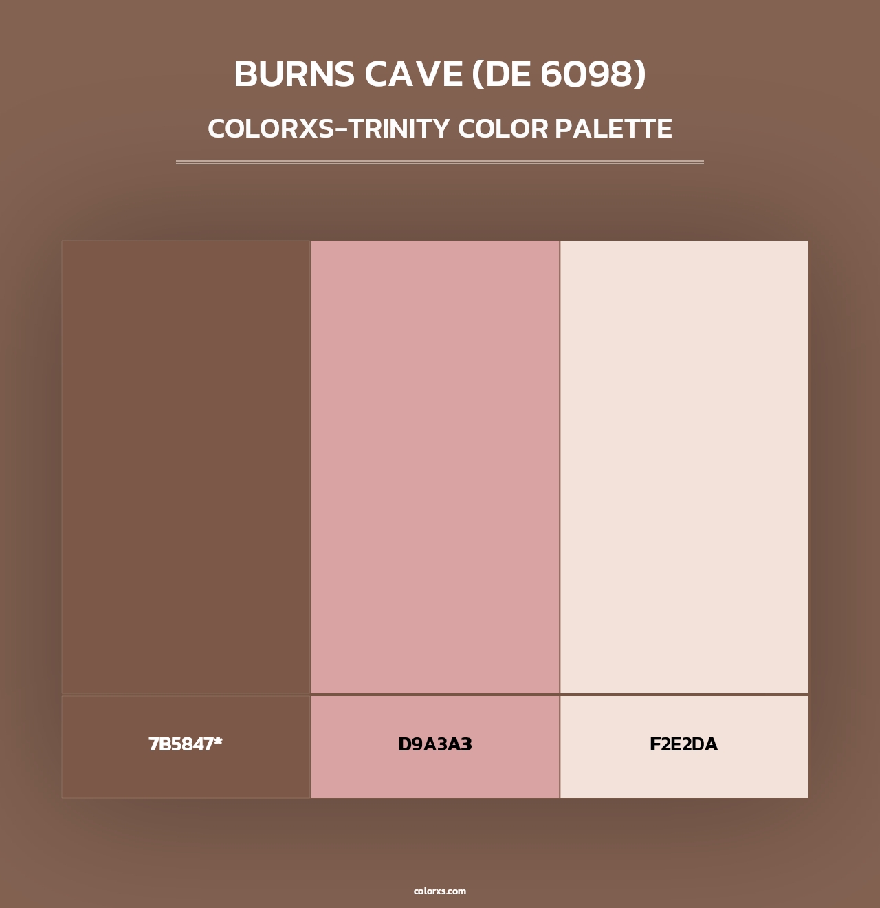 Burns Cave (DE 6098) - Colorxs Trinity Palette