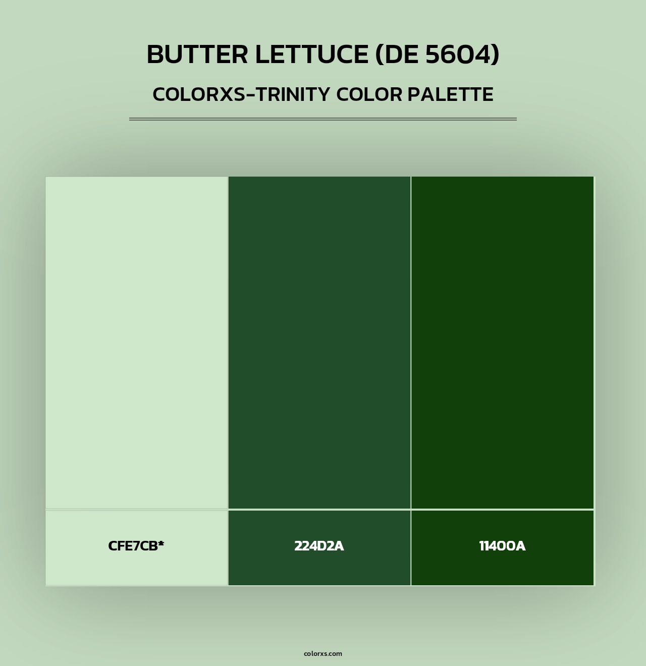Butter Lettuce (DE 5604) - Colorxs Trinity Palette
