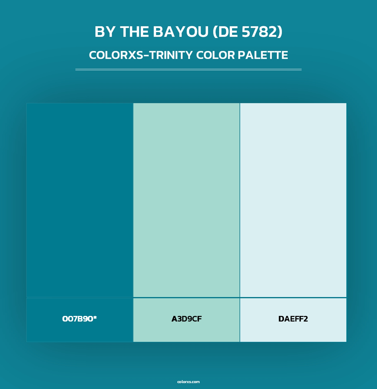By the Bayou (DE 5782) - Colorxs Trinity Palette