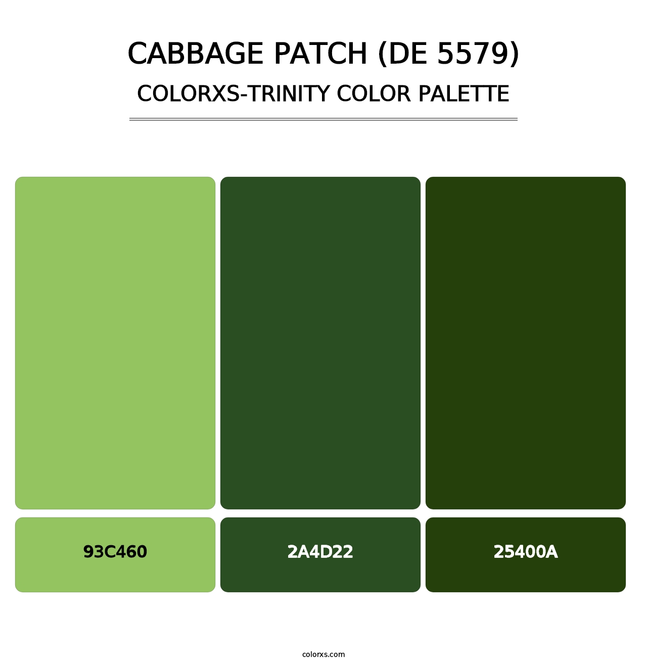 Cabbage Patch (DE 5579) - Colorxs Trinity Palette