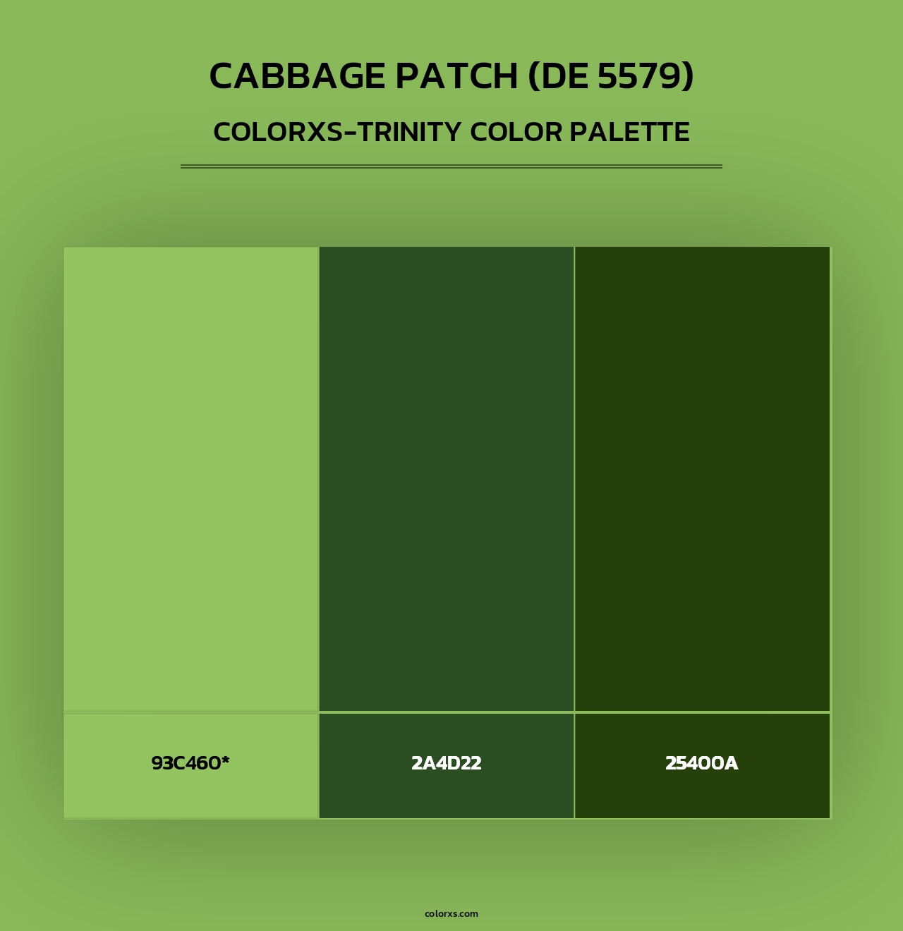 Cabbage Patch (DE 5579) - Colorxs Trinity Palette