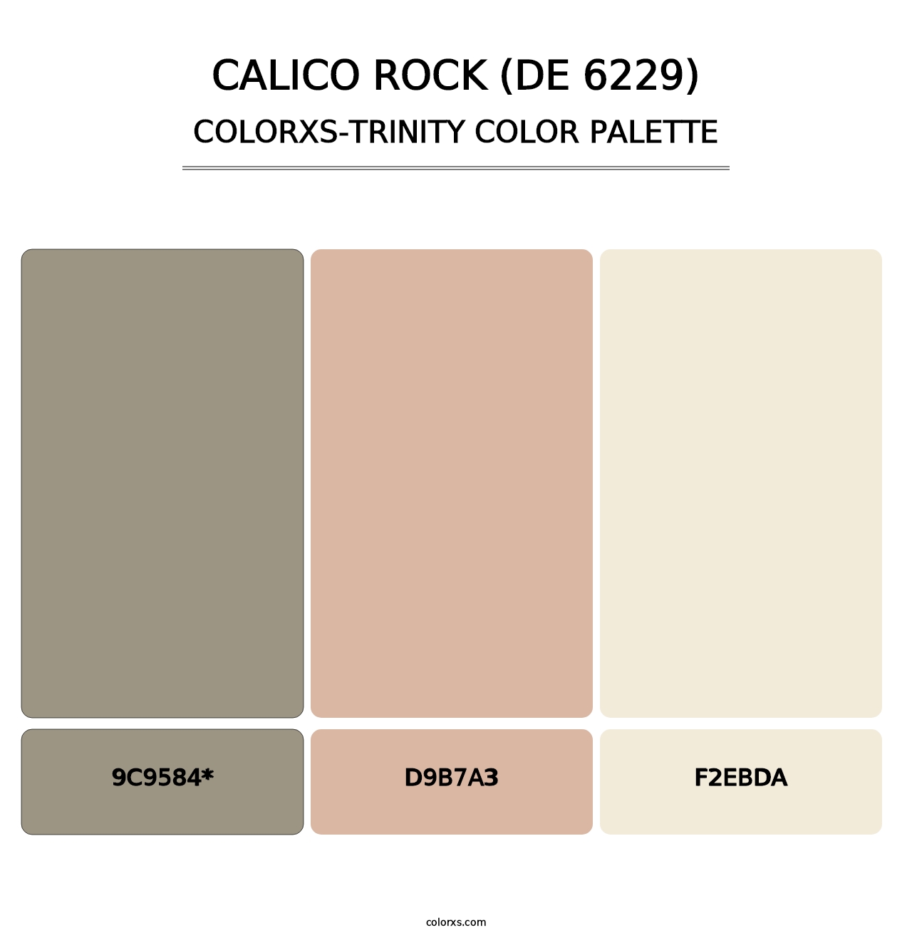 Calico Rock (DE 6229) - Colorxs Trinity Palette