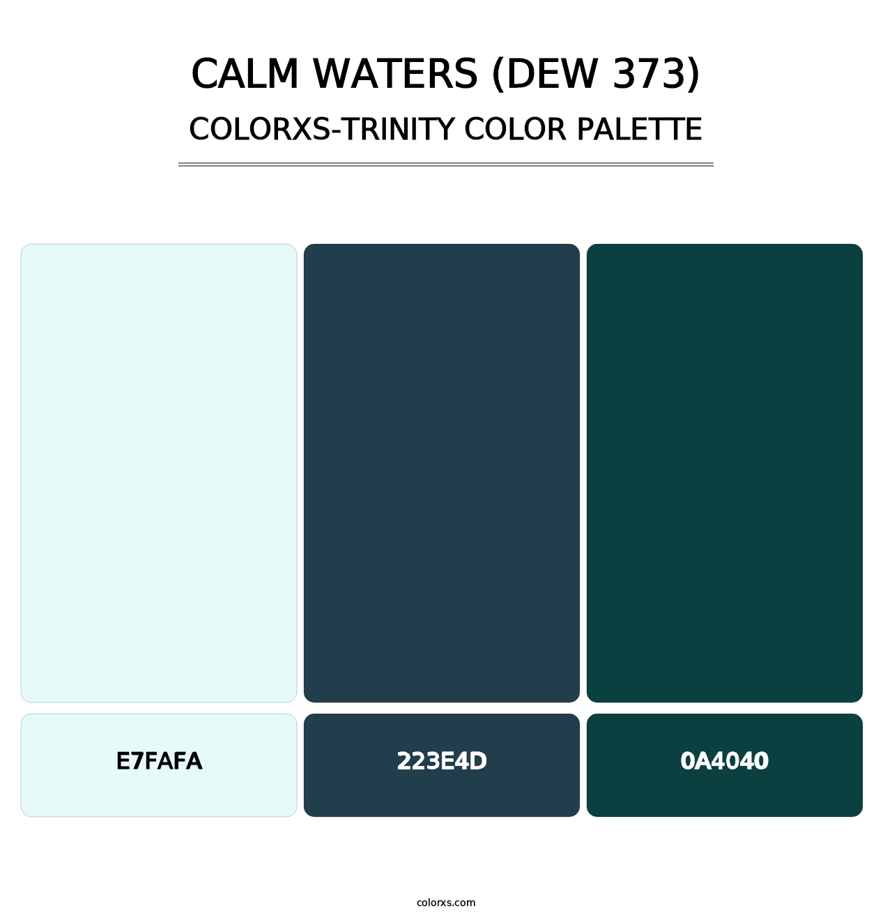 Calm Waters (DEW 373) - Colorxs Trinity Palette