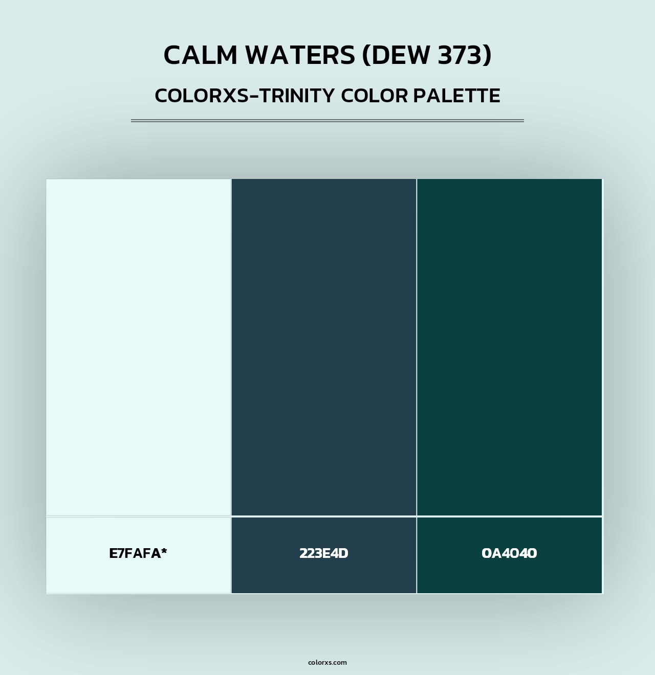 Calm Waters (DEW 373) - Colorxs Trinity Palette