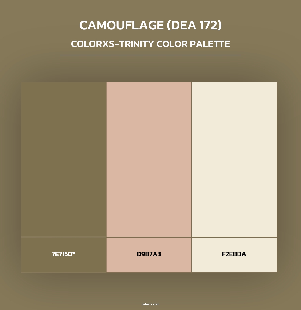 Camouflage (DEA 172) - Colorxs Trinity Palette