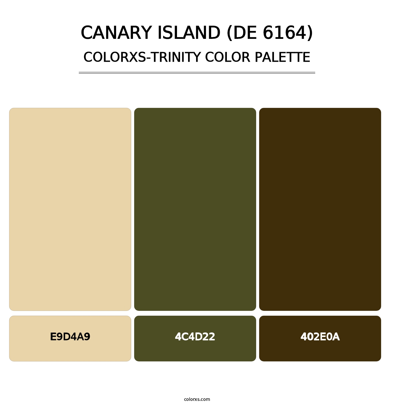 Canary Island (DE 6164) - Colorxs Trinity Palette
