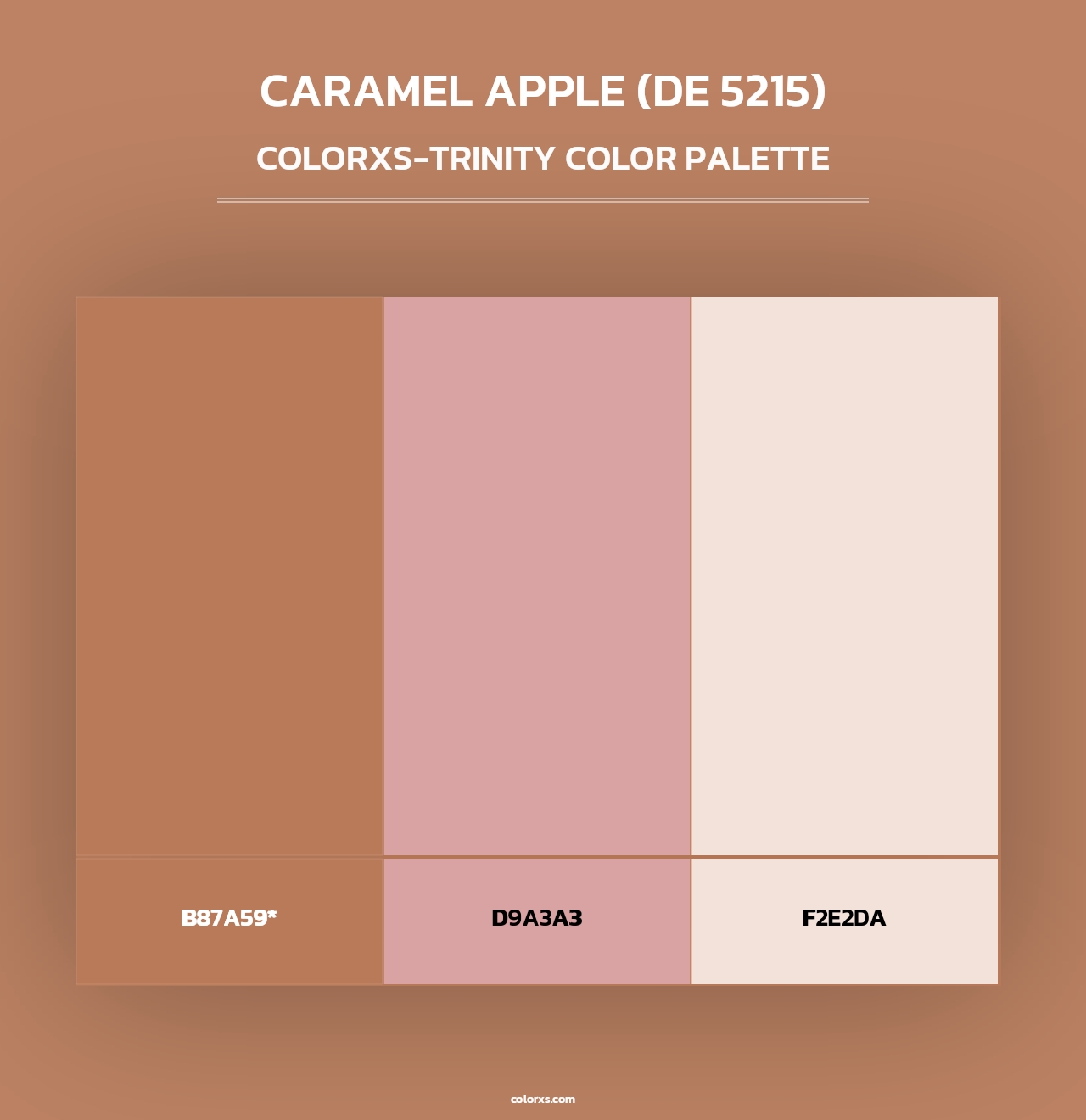 Caramel Apple (DE 5215) - Colorxs Trinity Palette
