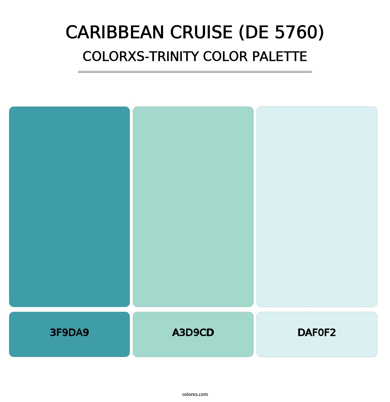 Caribbean Cruise (DE 5760) - Colorxs Trinity Palette