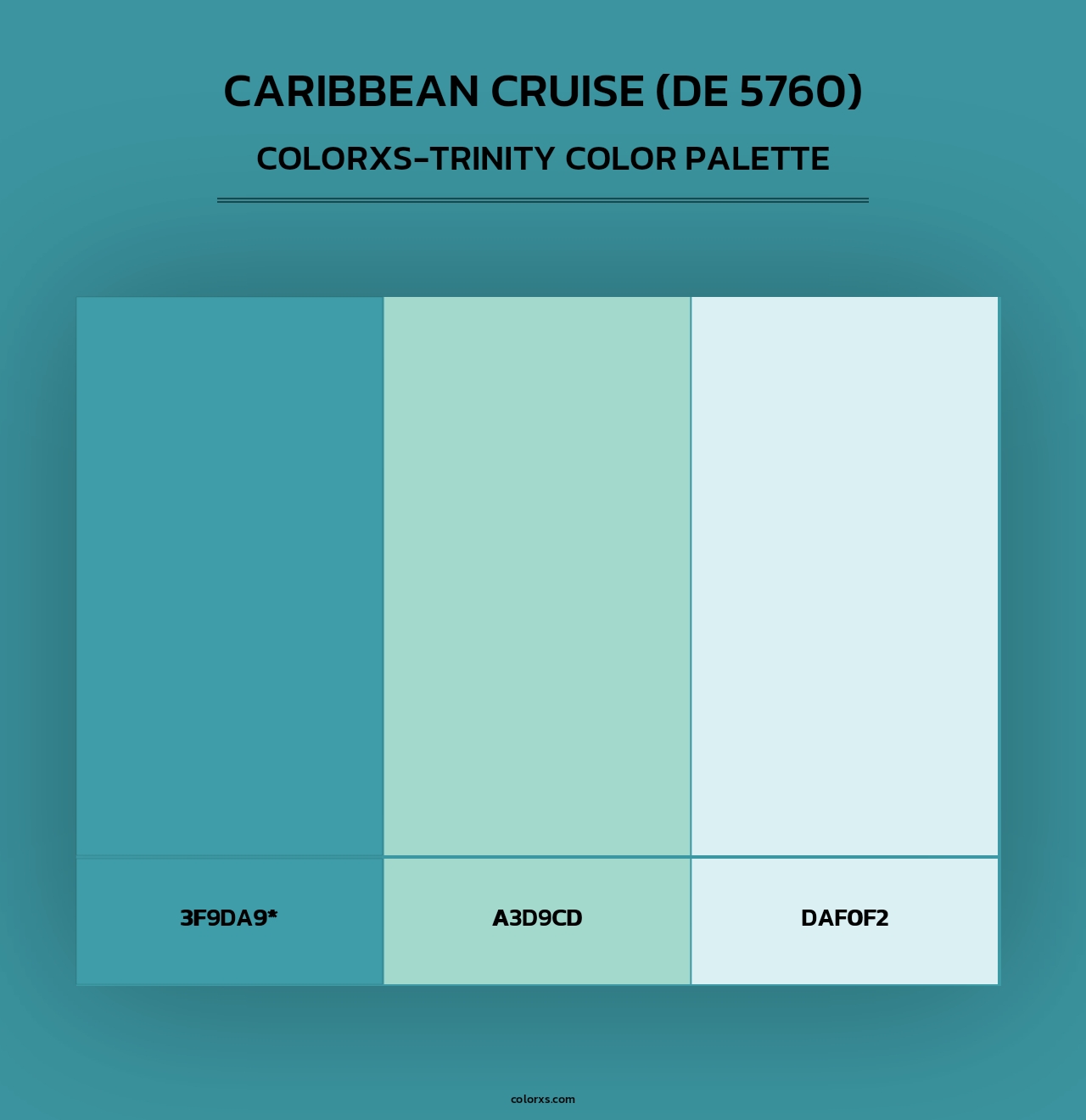 Caribbean Cruise (DE 5760) - Colorxs Trinity Palette