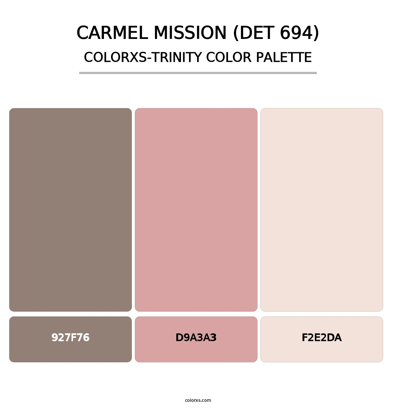 Carmel Mission (DET 694) - Colorxs Trinity Palette