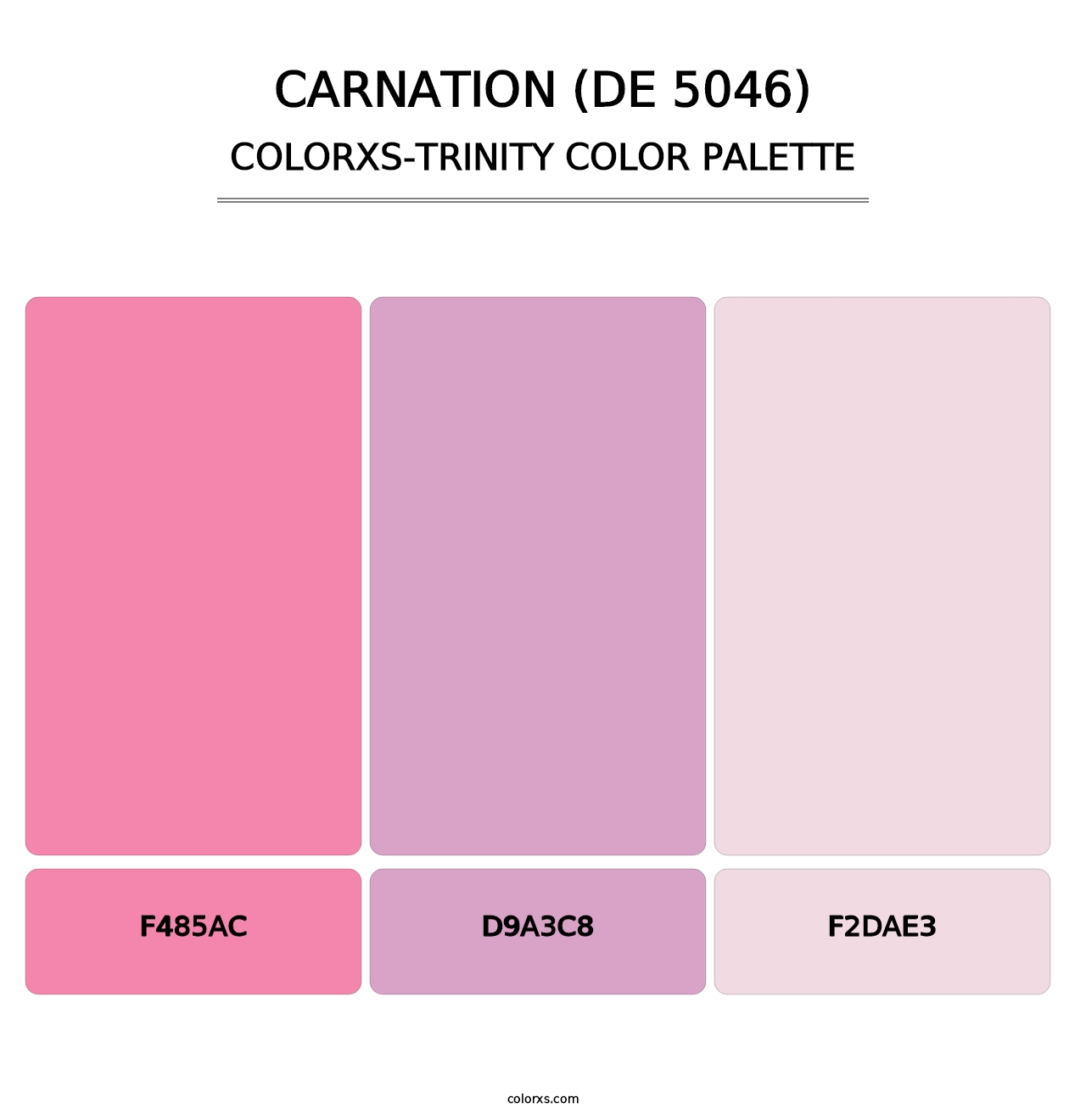 Carnation (DE 5046) - Colorxs Trinity Palette