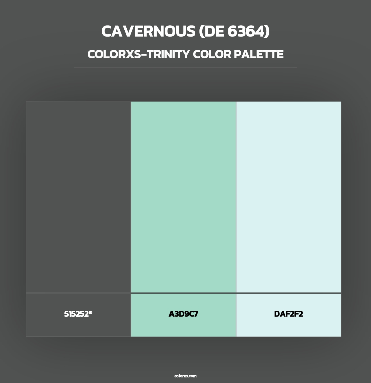 Cavernous (DE 6364) - Colorxs Trinity Palette
