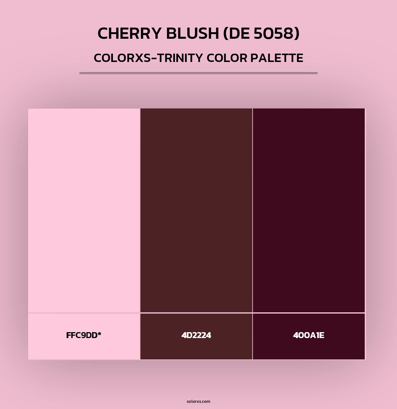 Cherry Blush (DE 5058) - Colorxs Trinity Palette