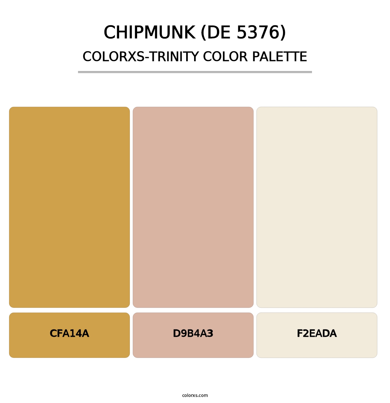 Chipmunk (DE 5376) - Colorxs Trinity Palette