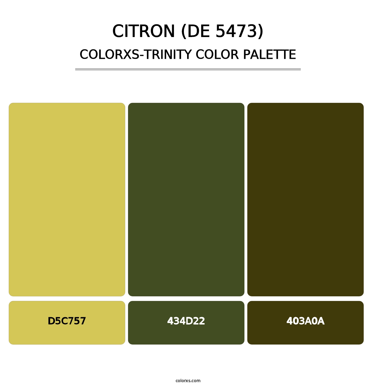 Citron (DE 5473) - Colorxs Trinity Palette