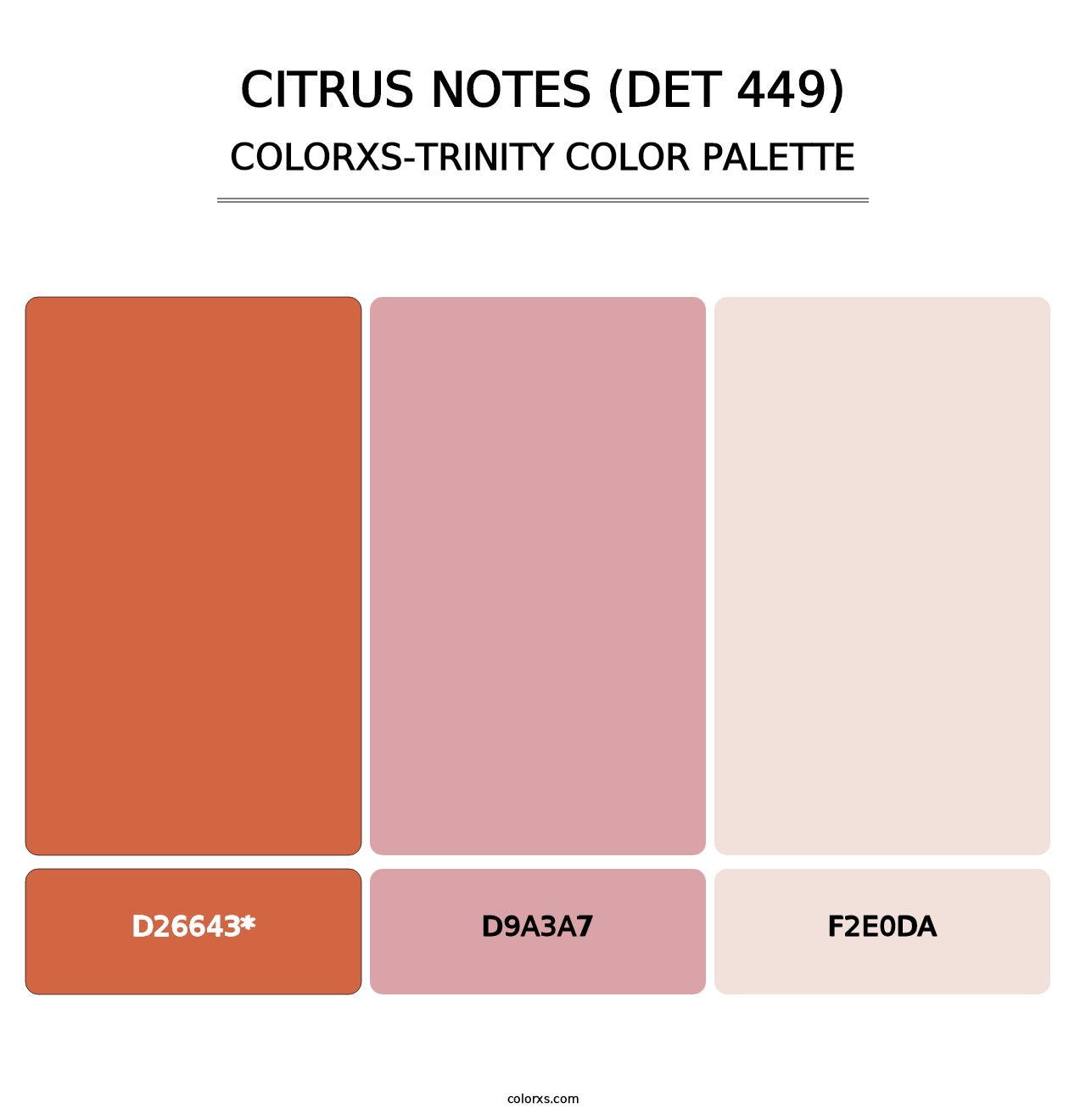 Citrus Notes (DET 449) - Colorxs Trinity Palette