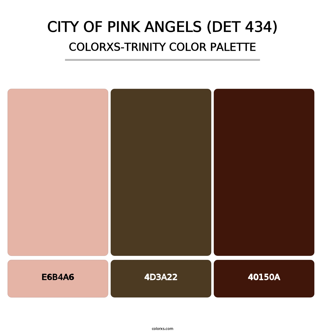 City of Pink Angels (DET 434) - Colorxs Trinity Palette