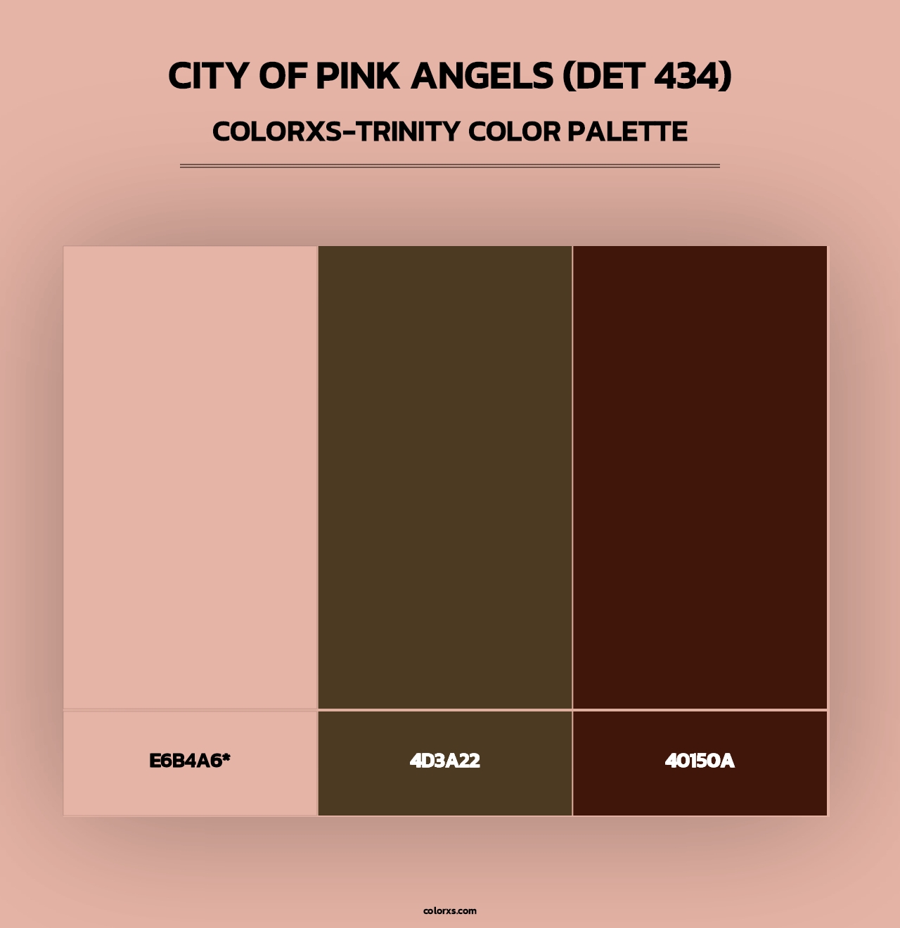 City of Pink Angels (DET 434) - Colorxs Trinity Palette