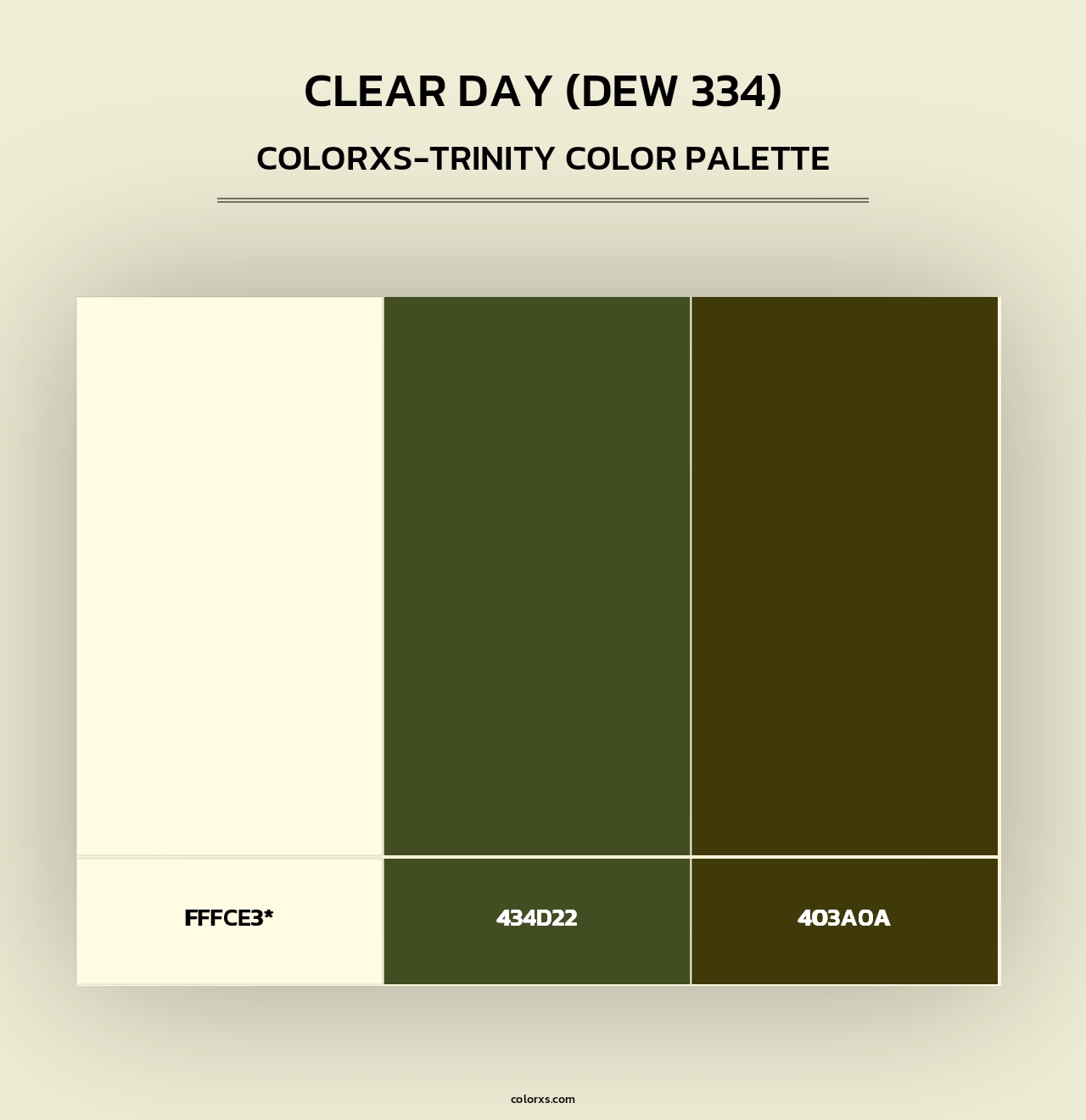 Clear Day (DEW 334) - Colorxs Trinity Palette